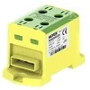 Morek OTL95-2B jungtis geltonai žalia 2xAl/Cu 6-95mm2 3x1x24 1000V AC/1500V DC Universalus gnybtas su įvadu lanksčiai šynai MAA209