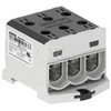 MOREK OTL95-3 jungtis, juodos spalvos, 3xAl/Cu, 6-95mm², 1000V AC / 1500V DC, universalus gnybtas MAA3095S10