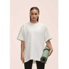 Casall Aria Oversize Marškinėliai Balti - M