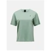 Moteriški marškinėliai PEAK PERFORMANCE W Trail Shortsleeve spalva žalia - M