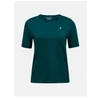 Moteriški marškinėliai PEAK PERFORMANCE W Wool-Blend Shortsleeve spalva žalia - L