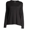 Moteriški marškinėliai treningowa CASALL Soft Texture Long Sleeve juoda