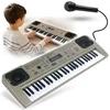 MQ 807 USB KEYBOARD elektroninė edukacinė klaviatūra pilka