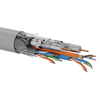 Multikabel Q-LANTEC Multimedia 2 x U/UTP kat.6 + 2 x RG6 1.13 + 2 x FO G657A1, LSOH Dca, pilka 500m