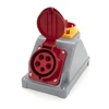 N001TRG Fiksuotas maitinimo lizdas kombinuotas 32A/5P + pagrindinis jungiklis, ELS Elektrotechnika, N001TRG