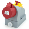 Schneider Electric N010TRG Fiksuotas maitinimo lizdas kombinuotas 16A/5P + pagrindinis jungiklis, ELS Elektrotechnika, N010TRG