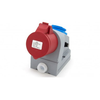 N101/4 Fiksuotas maitinimo lizdas kombinuotas 32A/4P + GS 230V + saugiklio apsauga, ELS Elektrotechnika, N101/4