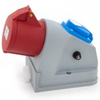 N1T01 Fiksuotas maitinimo lizdas kombinuotas 32A/5P + GS 230V + saugiklio apsauga, ELS Elektrotechnika, N1T01