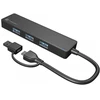 NATEC Hub USB-C 3.0 Mayfly 4 prievadų + adapteris USB-A