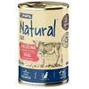 NATURAL Veršiena su vištienos kepenėlėmis - šlapias maistas katėms - 400g