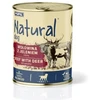 NATURAL jautiena su elniena ir moliūgu - šlapi šunų maistas - 800g