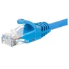 NETRACK BZPAT16B Netrack patch kabelis RJ45, be kliūčių, Cat 6 UTP, 1m mėlynas