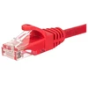 NETRACK BZPAT1UR Netrack tinklo laidas RJ45, lietinis apvalkalas, kat. 5e UTP, 1 m raudonas
