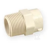 Nibco Mova 4704-007, PVC-C, 3/4″ išor. srieg./klij. vidus