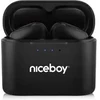 Niceboy HIVE Podsie 4 juoda / Ausinės belaidės su mikrofonu / TWS / Bluetooth 5.4 / IP54 / etui ładujące