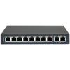 Šakotuvas Nevaldomas komutatorius 10xRJ45 - 8 RJ45 PoE+ 1Gb/s prievadai + 2 RJ45 Uplink 1Gb/s prievadai (energijos sąnaudos 96W) AVIZIO
