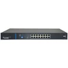 Šakotuvas Nevaldomas komutatorius su 16 RJ45 PoE+ 1 Gb/s prievadų + 2 SFP Uplink 1 Gb/s prievadais (galios sąnaudos 150 W) AVIZIO