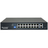 Šakotuvas Nevaldomas komutatorius 18xRJ45 - 16 RJ45 PoE+ 100Mb/s prievadų + 2 RJ45 Uplink 1Gb/s prievadai (galios sąnaudos 150W) AVIZIO