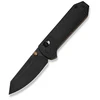 TOGO IVIVI Yonder All Juodas 14C28N Micarta Crossbar Lock (C23073B-2)