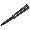 COLD STEEL Nóż Tokisu 02259 Balisong Bright Juodas Steel (01RU02259)