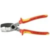 KNIPEX kabelių žirklės su dviguba pjovimo briauna 200 mm, VDE, savitarnos ekrano paketas