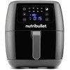 „NutriBullet XXL“ skaitmeninė oro gruzdintuvė, vienos 7 l talpos, atskira, 1800 W, karšto oro gruzdintuvė, juoda