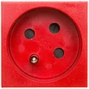 OBO Bettermann 6120322 M45 viengubas maitinimo lizdas su/be 16A, raudonas STD-F3K SRO1 6120322