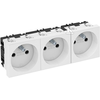 OBO Bettermann Bettermann Maitinimo lizdas M45 triple su / U 16A balta - 6120192