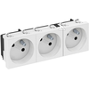 OBO Bettermann Bettermann Maitinimo lizdas M45 trigubas su / U 16A balta - 6120262