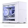 Jonsbo D31 Micro-ATX kompiuterio korpusas, Tempered Glass – baltos spalvos