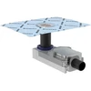 Geberit dušas traps ar resti 80x80, DN50, horizontāls, paredzēts 90–220 mm grīdas augstumam