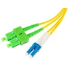 Extralink SC/APC-LC/UPC | Jednomodowy, Duplex, G657A, 3mm, 1m