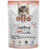 OLLO Cat No. 7 lašiša and shrimp - wet cat food - 85g