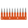 Onka Elektrik T0-1923-1060104 Šukinis tiltelis MRK ir OPK 1,5mm2 oranžinis 10 laukų, T0-1923-1060104