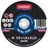 Onnline Plieninis skydas 125X1,0X22