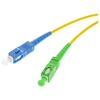Qoltec SC/APC – SC/UPC šviesolaidinis pataisos laidas | Vienmodis | 9/125 | G652D | Simplex | 0,5 m
