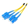 QOLTEC 54001 Optinis Patchcord SC / UPC-SC / UPC vieno režimo 9/125 G652D dvipusis 2 m