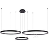 V-tac 57W LED pakabinamas šviestuvas, juodas, 4000K