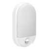 Sieninis šviestuvas Orno NEFRYT LED 10W, sodo šviestuvas su judesio jutikliu 140°, 800lm, IP54, 4000K, baltas