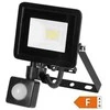 Orno ALLED 10W LED prožektorius su PIR, 850lm, IP44, 4000K, aliuminis + stiklas