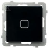Ospel Touch jungtis Ospel Sonata Touch LPD-1RS / m / 32 monopolis su apšvietimu 10AX 230V juodas stiklas