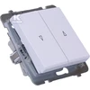 Ospel Sonata aklioji jungtis 10AX 2200W balta (LP- 7R / m / 00)