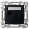 Ospel Ospel Szafir GPK-1Z/K/m/33 vienvietis kompiuterio lizdas, kat. 5e MMC, juodas metalinis
