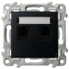 Ospel SZAFIR Lizdas telefonas dvigubas nepriklausomas juoda metalinis GPT-2ZN/m/33