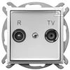 Ospel ARIA RTV terminalo lizdas baltas GPA-UK/m/00