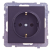 Ospel GP-1RS/m/33 SONATA Lizdas su Schuko, juodas, metalinis, su vienu kontaktu, GP-1RS/m/33