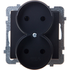 Ospel GP-2RR/m/33 SONATA Dvigubas lizdas b/u juodas metalinis GP-2RR/m/33