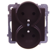 Ospel GP-2RRZ/m/40 SONATA Dvigubas lizdas su šokoladiniu metaliniu GP-2RRZ/m/40