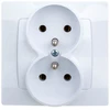 Ospel GP-2SZ/00 KARO Lizdas podwójne su/u balta GP-2SZ/00