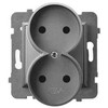 Ospel GP-2UR/m/70 ARIA Dvigubas lizdas, matinės pilkos spalvos GP-2UR/m/70